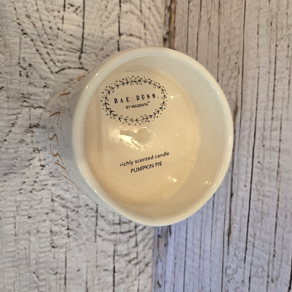 Rae Dunn "Blessed" Pumpkin Pie Scented Candle - Picture 2 of 2
